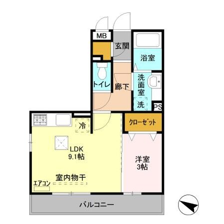 ロハス末広（熊谷市末広）700049625-001の物件間取画像